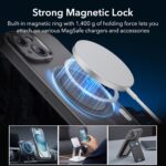 ESR for iPhone 15 Case, Compatible with MagSafe, Military-Grade Protection, Resists Yellowing and Scratches, Magnetic Phone Case for iPhone 15, Zero Series, Frosted Black - Image 6