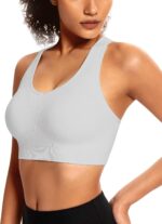 AENLLEY Padded Racerback Sports Bras for Women - Breathable Medium Support for Yoga Gym Workout Fitness - Image 5