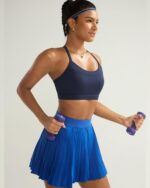 RUNNING GIRL Sports Bra for Women,Y Back Molded Cup Medium Impact Sports Bras with Sewn in Pads - Image 10
