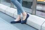 Frank Mully Women’s Ballet Flat Shoes Knit Dress Shoes Round Toe Slip On Ballerina Flats for Woman Low Wedge Comfort Soft - Image 3