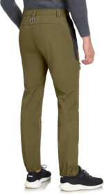 Little Donkey Andy Men’s Fleece Lined Softshell Pants for Hiking SKiiing - Image 4