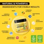 Turmeric Kojic Acid Cleansing Pads for Face - Exfoliating Sponges with Vitamin C & Lemon - Foaming Facial Wash for Glowing Skin & Uneven Tone Support - Gentle Daily Scrub - Image 5