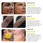Turmeric Kojic Acid Cleansing Pads for Face - Exfoliating Sponges with Vitamin C & Lemon - Foaming Facial Wash for Glowing Skin & Uneven Tone Support - Gentle Daily Scrub - Image 9
