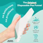 Disposable Female Urination Device, Pack of 10 Portable Urinal for Women, Travel Essential Pee Cup for Public Toilets, Trips Camping Hiking & Outdoor Activities, Easy to Use & Foldable Female Urinal - Image 4