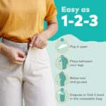 Disposable Female Urination Device, Pack of 10 Portable Urinal for Women, Travel Essential Pee Cup for Public Toilets, Trips Camping Hiking & Outdoor Activities, Easy to Use & Foldable Female Urinal - Image 8