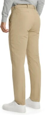 Michael Kors Men’s Bedford Classic Fit Dress Pants | Stretch Fabric Chino Pant | Kahki Pant for Business & Casual Wear - Image 6