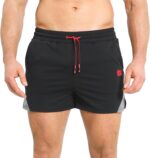 BROKIG Men's 4" Fitted Gym Workout Shorts Breathable Quick Dry Lifting Athletic Running Shorts with Pockets Comfy Casual - Image 3