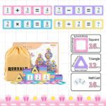 Toddler Girl Toys, Magnetic Tiles 44pcs, Birthday Gifts Ideas for Girls Age 3-5, Magnetic Building Blocks, Magnet STEM Montessori Toddler Kids Christmas Toys Gifts for 3 4 5 6 7 Year Old Girls - Image 3