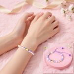 3 4 5 6 7 8 9 10-15 Year Old Girl Birthday Gifts Beaded Bracelets with Happy Birthday Card as Birthday Gift Ideas Heart Bracelets for Girls Kids Toddler Daughter Granddaughter Niece Sister - Image 5