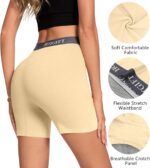 HOTGIFT Womens Boxer Shorts Cotton Boyshorts Underwear Anti Chafing Bike Shorts 4 Pack - Image 4