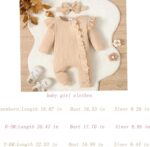 Newborn Baby Girl Romper Zip Ruffle Bodysuit One Piece Jumpsuit Baby Girl Clothes Coming Home Outfits - Image 8