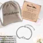 Easter Basket Stuffers for Teens Girl Kids, Wave Bracelet for Women Girl, Unique Gift with Inspirational Card for Easter Birthday Valentine Mother Day Christmas - Image 4