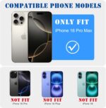 for iPhone 16 Pro Max Case, Vintage Camo Pattern Design for Men Boys Teens, Cool Camouflage Shockproof Protective Cover for Girls Women - Pink - Image 5