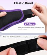 LC-dolida Sleep Mask with Headphones Bluetooth 5.4, 3D Sleeping Headphones for Side Sleepers Bluetooth Sleep Mask Blackout Bluetooth Eye Mask for Sleeping Travel Meditation Men Women - Image 8