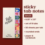 ban.do Sticky Tab Notes with Food Theme Novelty Page Flags for Annotating, Fruits - Image 5