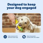 PetSafe Busy Buddy Cravin' Corn - Adjustable Slow Feeder Toy with Refillable Treat Rings - Cleans Teeth & Gums, Cures Boredom & Slows Down Eating Habits - Medium/Large - for Dogs 50+ lb - Image 4