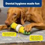 PetSafe Busy Buddy Cravin' Corn - Adjustable Slow Feeder Toy with Refillable Treat Rings - Cleans Teeth & Gums, Cures Boredom & Slows Down Eating Habits - Medium/Large - for Dogs 50+ lb - Image 5
