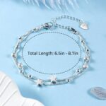 13th-21st Birthday Bracelet Gifts for Her 13th 16th 18th 21st Happy Birthday Gift Ideas Star Bracelet Sweet 13 16 Years Old Birthday Gifts for Sister Friends Daughter Granddaughter Niece - Image 3
