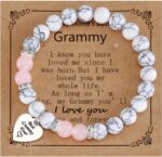 Gifts for Grammy Birthday from Grandkids Granddaughter for Women Bracelet Mothers Day Gifts for Grammy - Image 3