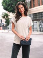 AUTOMET Women Summer Tops 2026 Spring Sweaters Dressy Casual Short Sleeve Shirts Business Blouses - Image 3