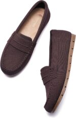 Cvistpieo Loafers for Women Comfortable Dressy Casual Work Flats Lightweight & Breathable Slip On Walking Shoes Knit - Image 6