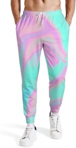 Joggers for Men Funny Pants Casual Track Pants Rave Outfit Athletic Trousers - Image 4