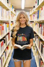 Book Lover Shirts for Women Reading T-Shirt Gifts for Teacher Librarian Readers Bookworms Bibliophile - Image 6