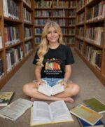 Book Lover Shirts for Women Reading T-Shirt Gifts for Teacher Librarian Readers Bookworms Bibliophile - Image 7