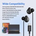 USB C Headphones, Type C Earphones for iPhone 16 Pro Max/15/iPad Samsung Galaxy S20 S21 S22 S23 S24 FE Ultra Wired Earbuds Microphone for Android Google Pixel 8 8A 7 7A 6A 6 OnePlus - Image 7