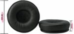 Move Replacement Ear Pads Cushions Headphone Accessories with Memory Foam Compatible with Jabra Move / 25h Wireless Headphones-Black - Image 4