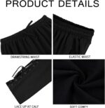Runcati Mens Medieval Ankle Pants Renaissance Viking Pirate Lace Up Tapered Halloween Linen Costume Trousers - Image 6