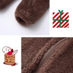CAHL&FAUO Newborn Snowsuit Baby Cartoon Bear Onesie Warm Fleece Hooded Romper Jumpsuit - Image 5