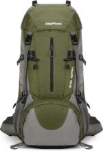 70L Camping Hiking Backpack with Rain Cover Waterproof Backpacking Backpack for Hiking Treeking Climbing Outdoor - Image 2