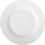 Amazon Basics 6-Piece White Dinner Plate Set, Microwave and Dishwasher Safe for Everyday Use, 10.5 inches - Image 2