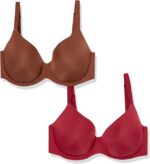 Amazon Essentials Women's Full Coverage Padded Underwire Microfiber Bra with Support, Pack of 2 - Image 2