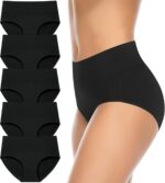 Annenmy Womens Cotton Underwear High Waisted Full Briefs Soft Stretch Breathable Ladies Panties - Image 2