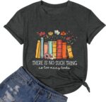 Book Lover Shirts for Women Reading T-Shirt Gifts for Teacher Librarian Readers Bookworms Bibliophile - Image 2
