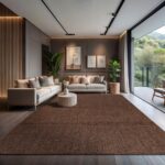 CAMILSON Easy Jute Rug 9x12, Indoor Outdoor Brown Color Fiber Area Rugs for Living Room Patio and Kitchen Rug, Solid Boho Woven Design, Easy-Cleaning, Washable Outside Carpet Alfombras (9 x 12) - Image 2