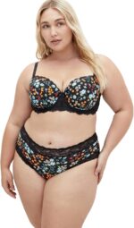 City Chic Women's Plus Size Contour Bra - Hailey Print - Image 2
