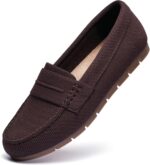 Cvistpieo Loafers for Women Comfortable Dressy Casual Work Flats Lightweight & Breathable Slip On Walking Shoes Knit - Image 2