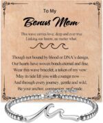 Easter Basket Stuffers for Teens Girl Kids, Wave Bracelet for Women Girl, Unique Gift with Inspirational Card for Easter Birthday Valentine Mother Day Christmas - Image 2