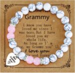 Gifts for Grammy Birthday from Grandkids Granddaughter for Women Bracelet Mothers Day Gifts for Grammy - Image 2
