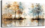Lapremoly Large Wall Decor For Living Room Framed Wall Art for Bedroom Abstract Tree Painting Wall Artworks Hang Pictures For Office Decoration Canvas Prints Room Home Decorations Posters 20"X40" - Image 2