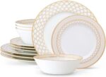 Noritake Eternal Palace Gold 12-Piece Dinnerware Set, Service for 4 - Image 2