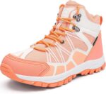 R CORD Kids Hiking Boots Waterproof Outdoor Ankle Hiking Boots for Kids Anti-Slip Walking Boots Comfortable Girls Hiking Boots Hiking Shoes for Camping - Image 2