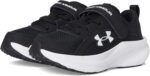 Under Armour Boys' Pre School Charged Assert 11 Alternate Closure, (001) Black/Black/White, 10.5, US - Image 2