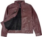 X RAY Teen Faux Leather Jacket for Fall & Winter (S - XL), Kids Outerwear Coat, Motorcycle PU Leather Jacket for Boys - Image 2