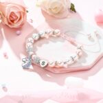 Hidepoo Graduation Gifts for Kids Girls - Unicorn Bracelets for Girls Kids, CZ Initial Unicorns Bracelet Adjustable Heart Initial Unicorn Bracelets Jewelry Birthday Gifts for Girl - Image 7
