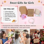 Hidepoo Graduation Gifts for Kids Girls - Unicorn Bracelets for Girls Kids, CZ Initial Unicorns Bracelet Adjustable Heart Initial Unicorn Bracelets Jewelry Birthday Gifts for Girl - Image 8
