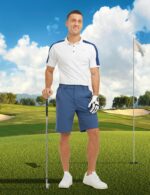 TBMPOY Men's Casual Shorts Lightweight 5 Pockets Golf Dress Stretch Elastic Waist Quick Dry Flat Front Travel Shorts - Image 4